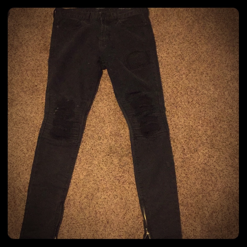 PACSUN stacked skinny jeans 30x30